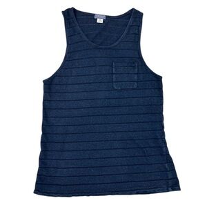 Club Monaco Indigo Striped Tank Top